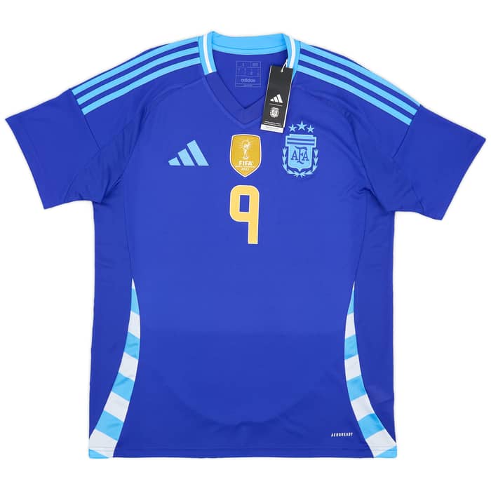 2024-25 Argentina Away Shirt J.Alvarez #9