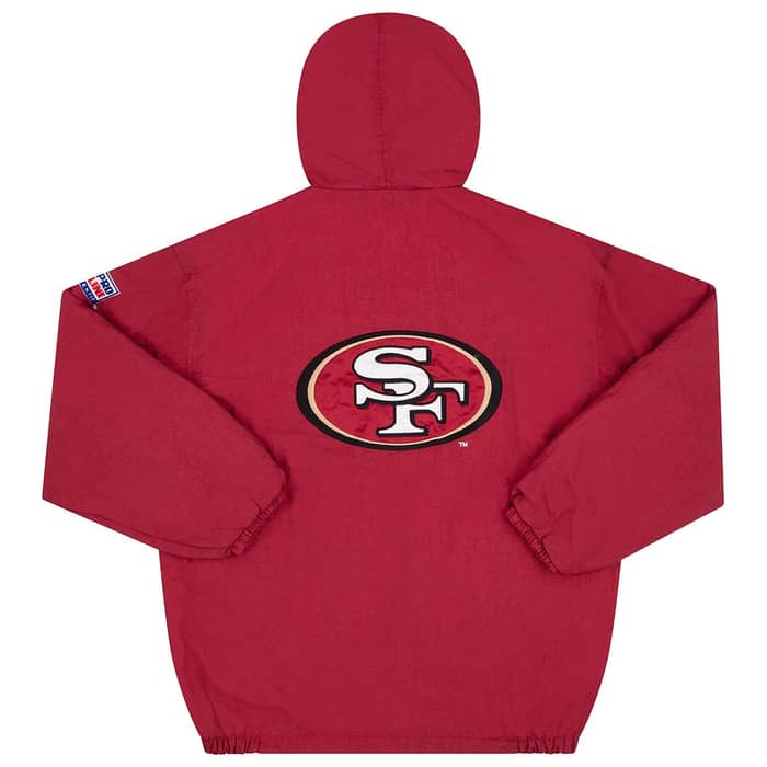1990s San Francisco 49ers Starter Pro Line Rain Coat L