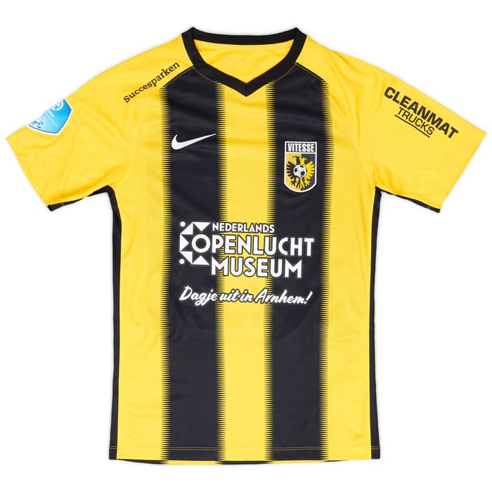 2019-20 Vitesse Match Issue Home Shirt Leeflang #39
