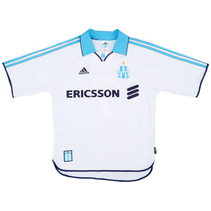 1999-00 Olympique Marseille Home Shirt Pires #7 - 8/10 - (S)