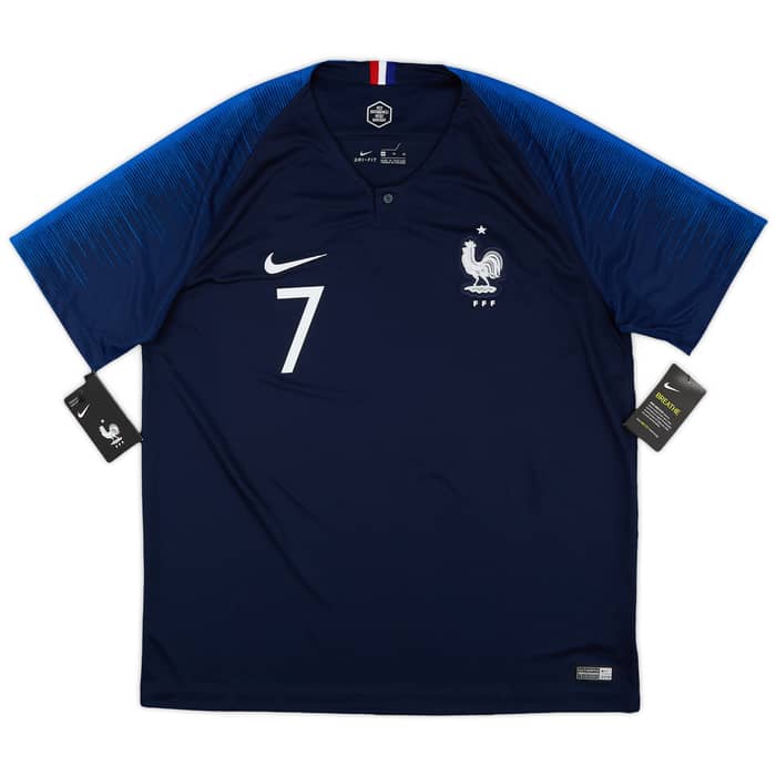 2018 France Home Shirt Griezmann #7 (XL)