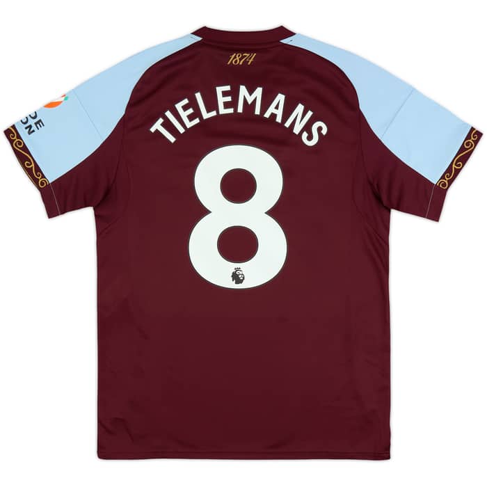 2025-26 Aston Villa Home Shirt Tielemans #8