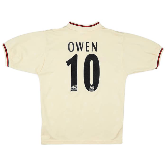 1996-97 Liverpool Away Shirt Owen #10 - 7/10 - (S)