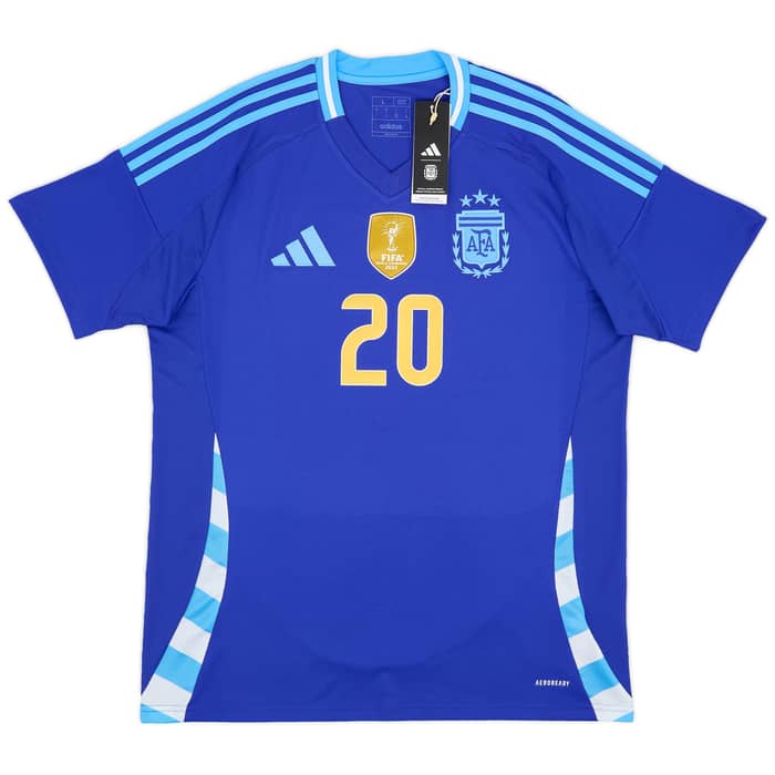 2024-25 Argentina Away Shirt Mac Allister #20