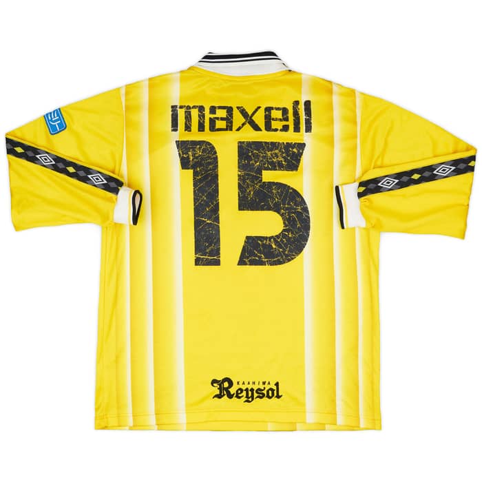 1999-01 Kashiwa Reysol Match Issue Home L/S Shirt #15 (Sunakawa)