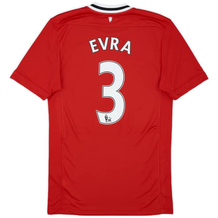 2011-12 Manchester United Home Shirt Evra #3 - 8/10 - (S)