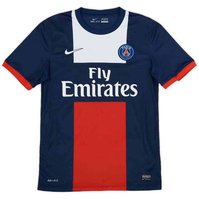 2013-14 Paris Saint-Germain Home Shirt Beckham #32 - 8/10 - (S)
