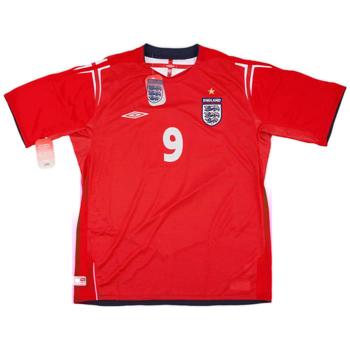 2004-06 England Away Shirt Rooney #9 (XL)
