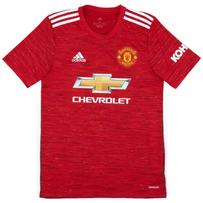 2020-21 Manchester United Home Shirt B.Fernandes #18 - 9/10 - (S)