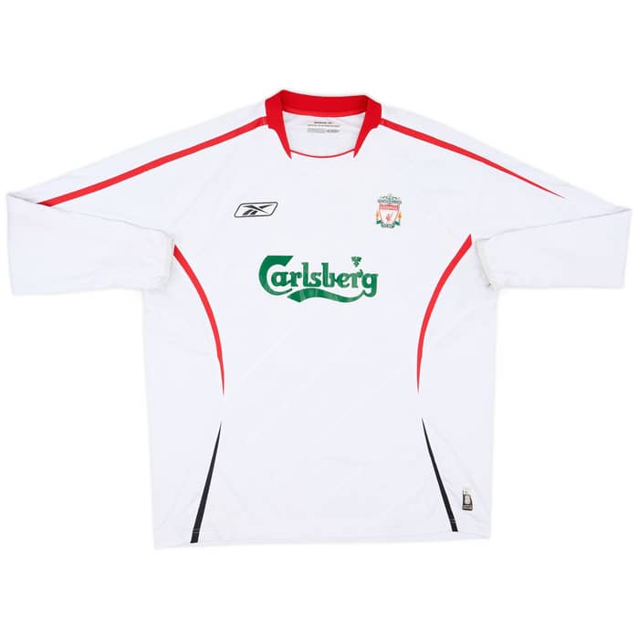 2005-06 Liverpool Away L/S Shirt Fowler #11 - 8/10 - (XL)