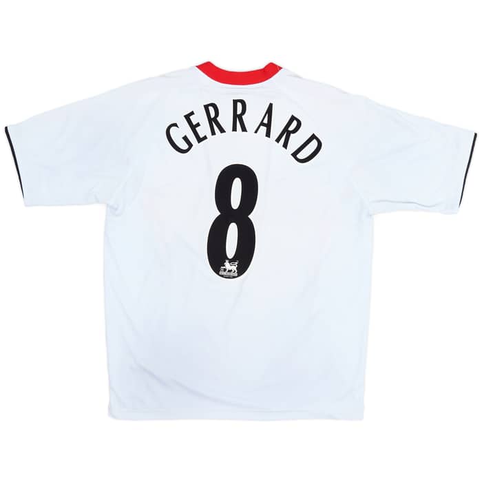 2005-06 Liverpool Away Shirt Gerrard #8 - 5/10 - (L)