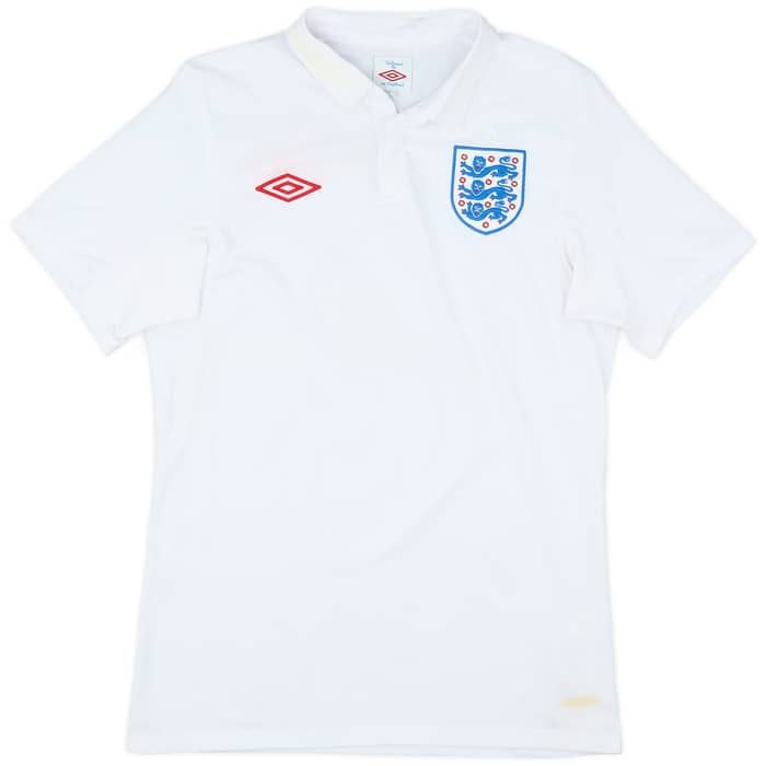 2009-10 England Home Shirt Rogers #4 - 5/10 - (S)