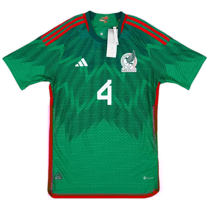2022-23 Mexico Special Edition Authentic Home Shirt E.Alvarez #4