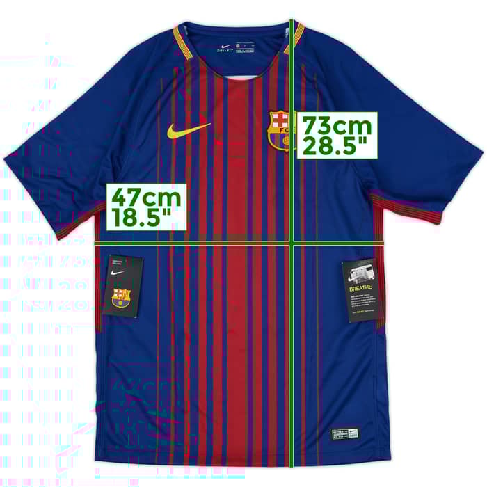 2017-18 Barcelona Home Shirt Messi #10 (S)