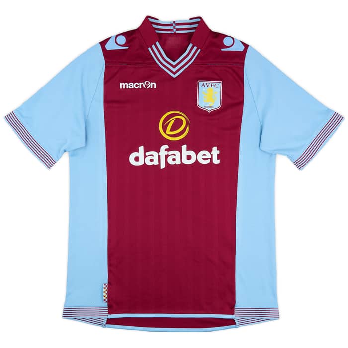 2013-14 Aston Villa Home Shirt Grealish #40 - 6/10 - (XL)