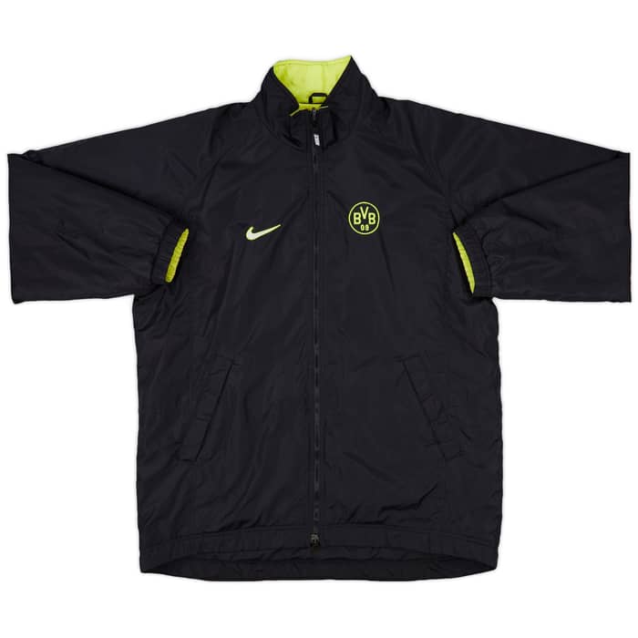 1997-98 Borussia Dortmund Nike Reversible Padded Bench Coat - 7/10 - (XL)