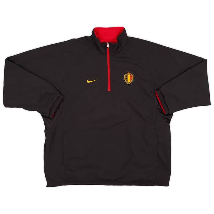 2000-02 Belgium Nike 1/4 Zip Reversible Track Jacket - 10/10 - (L)