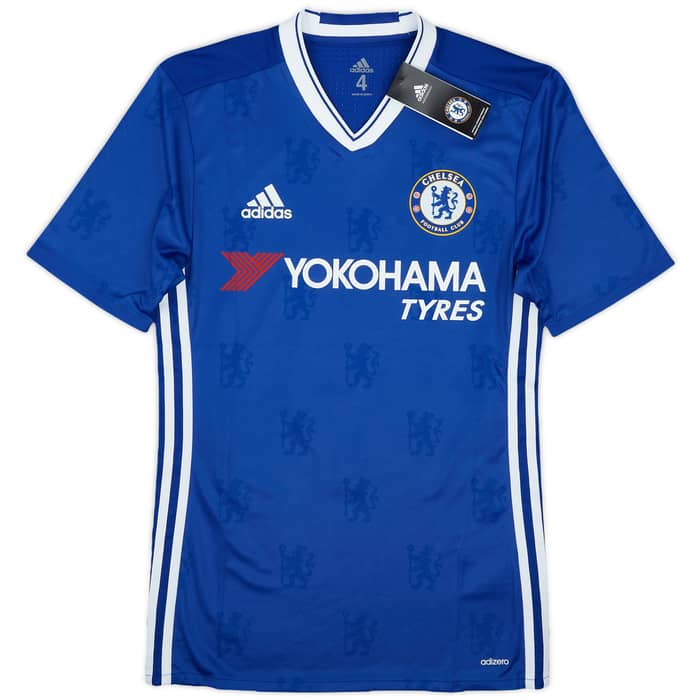 2016-17 Chelsea Player Issue Home Shirt Fabregas #4 (S)