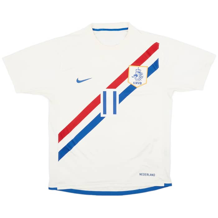 2006-08 Netherlands Away Shirt Robben #11 - 7/10 - (S)
