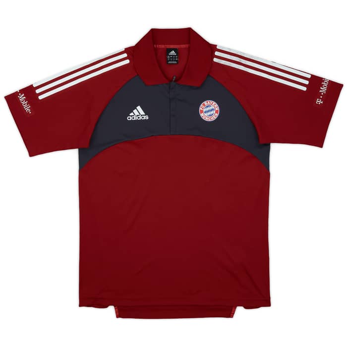 2002-03 Bayern Munich adidas 1/4 Zip Polo Shirt - 6/10 - (M)