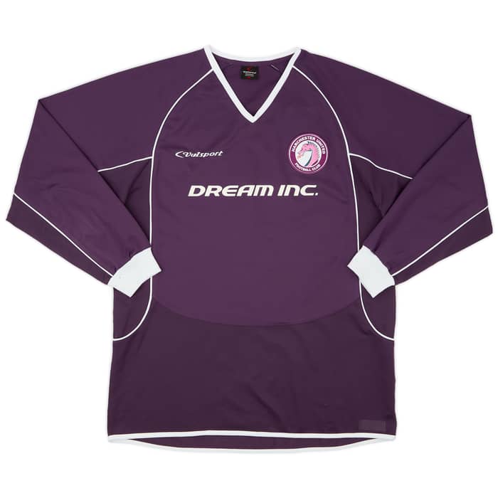 2004-05 Harchester United Home L/S Shirt Alexander #9 - 7/10 - (XL)