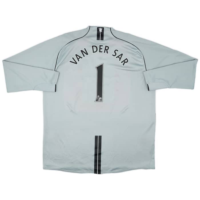 2007-08 Manchester United Player Issue GK Shirt Van Der Sar #1 - 7/10 - (3XL)