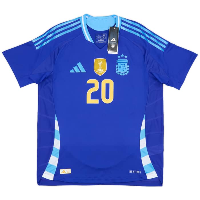 2024-25 Argentina Authentic Away Shirt Mac Allister #20