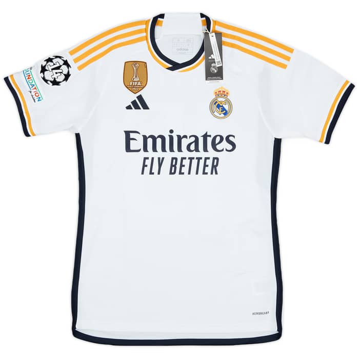 2023-24 Real Madrid Home Shirt Valverde #15 (S)