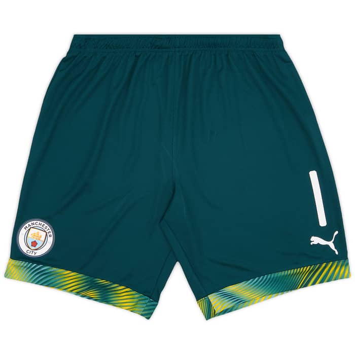 2019-20 Manchester City Player Issue GK Home Shorts # - 7/10 - (XL)