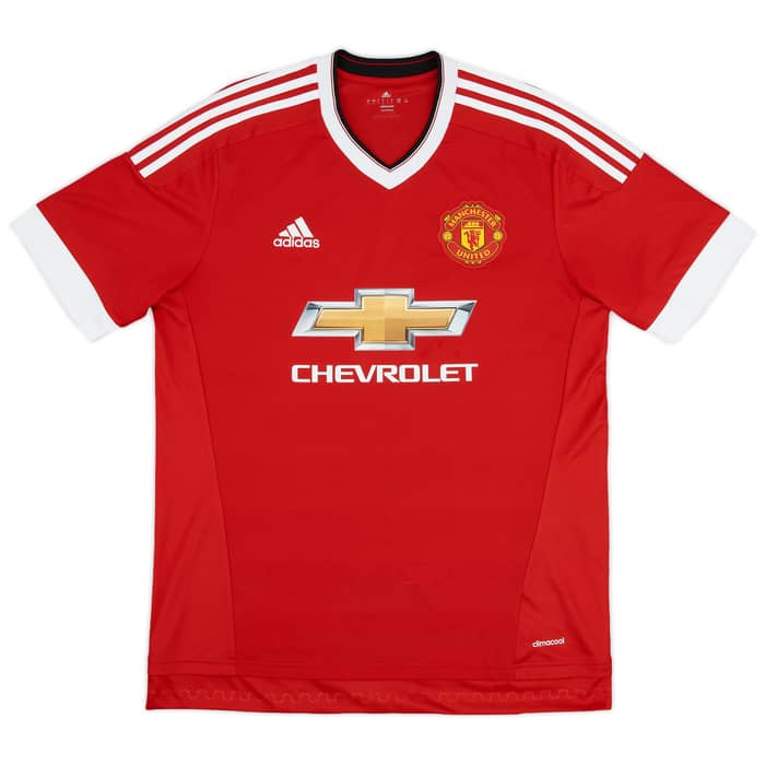 2015-16 Manchester United Home Shirt Rooney #10 - 9/10 - (L)