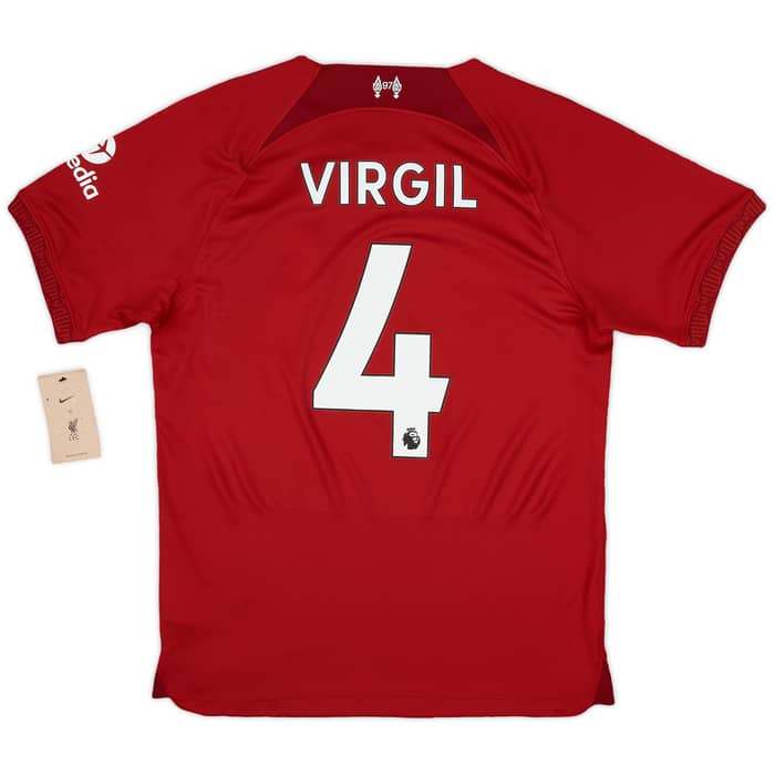 2022-23 Liverpool Home Shirt Virgil #4 (S)