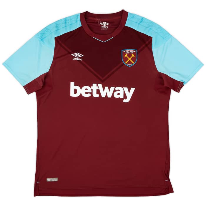 2017-18 West Ham Home Shirt Antonio #30 - 8/10 - (XXL)