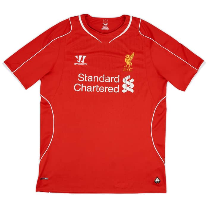 2014-15 Liverpool Home Shirt Gerrard #8 - 5/10 - (L)