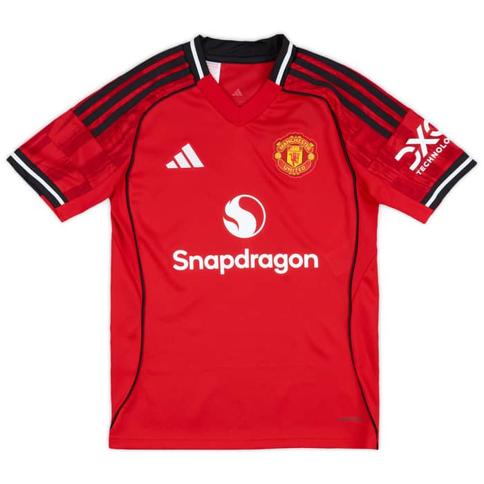 2025-26 Manchester United Home Shirt Mainoo #37 (KIDS)