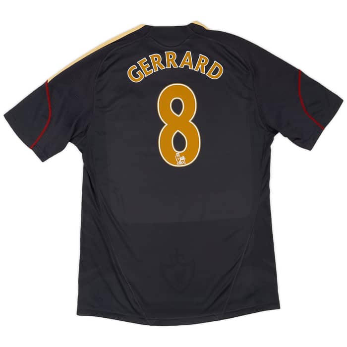 2009-10 Liverpool Away Shirt Gerrard #8 - 6/10 - (L)