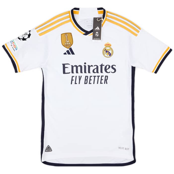2023-24 Real Madrid Authentic Home CL Shirt Rudiger #22 (XS)