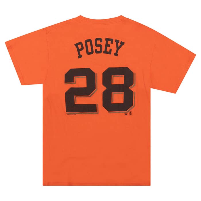 2010s San Francisco Giants Posey #28 Majestic Graphic Tee M