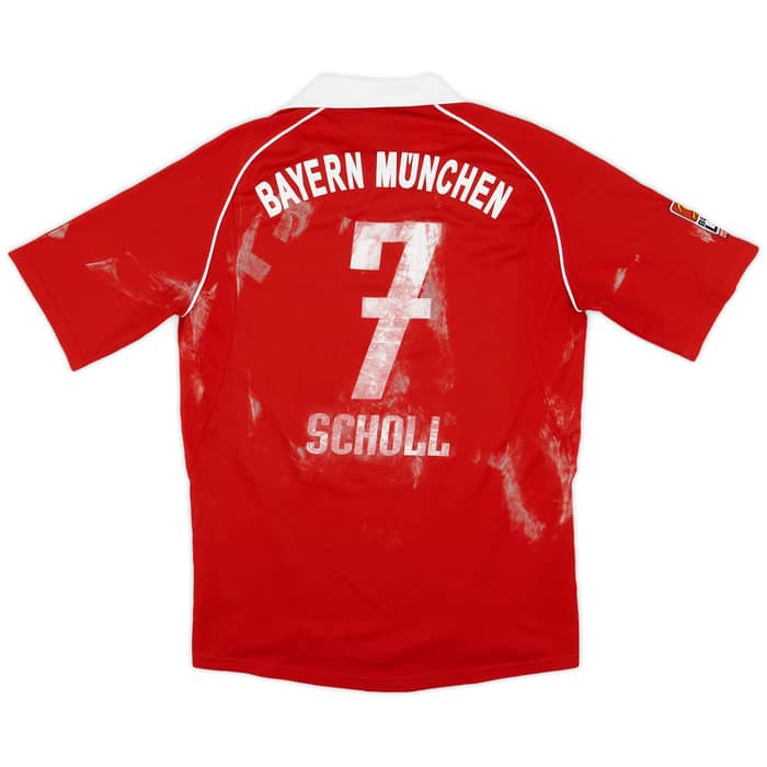 2005-06 Bayern Munich Home Shirt Scholl #7 - 4/10 - (S)