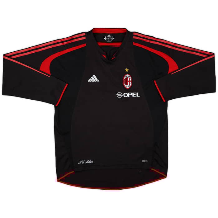 2004-05 AC Milan adidas Training L/S Shirt - 8/10 - (M/L)