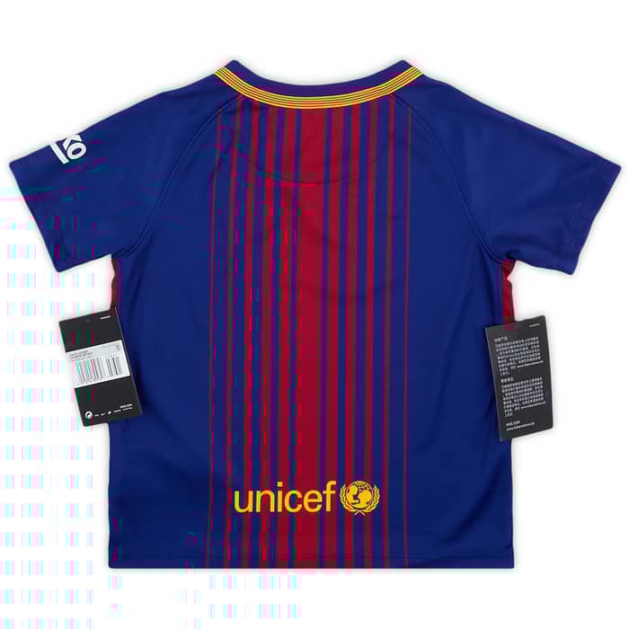 2017-18 Barcelona Home Full Kit (3-4 Years)
