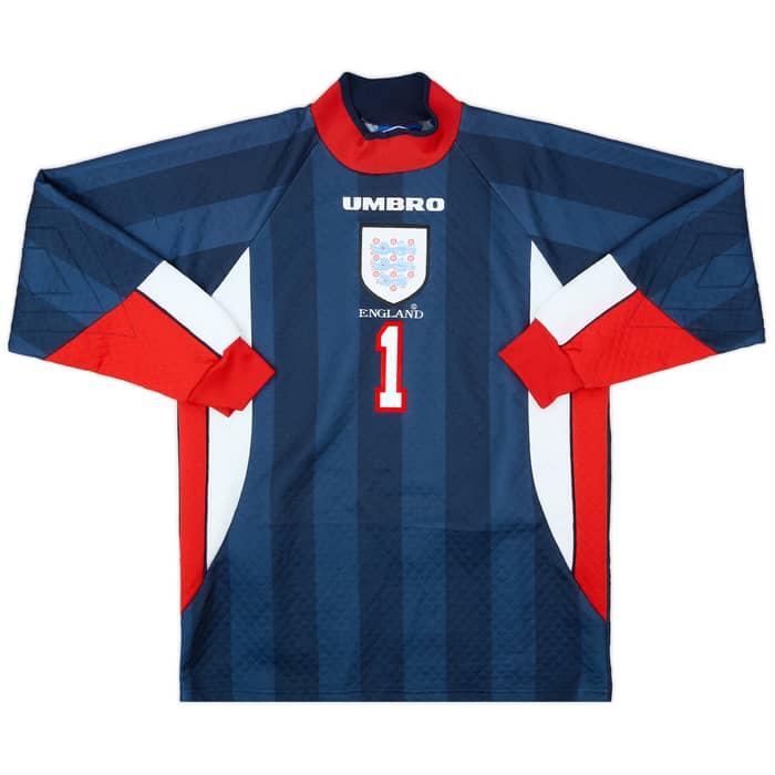 1998-99 England GK Shirt Seaman #1 - 9/10 - (M)