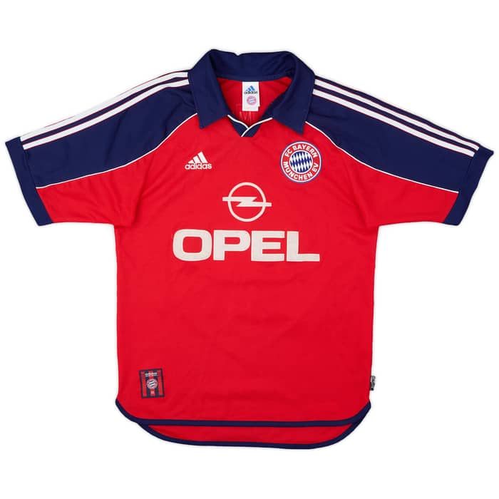 1999-01 Bayern Munich Home Shirt Jancker #19 - 7/10 - (S)