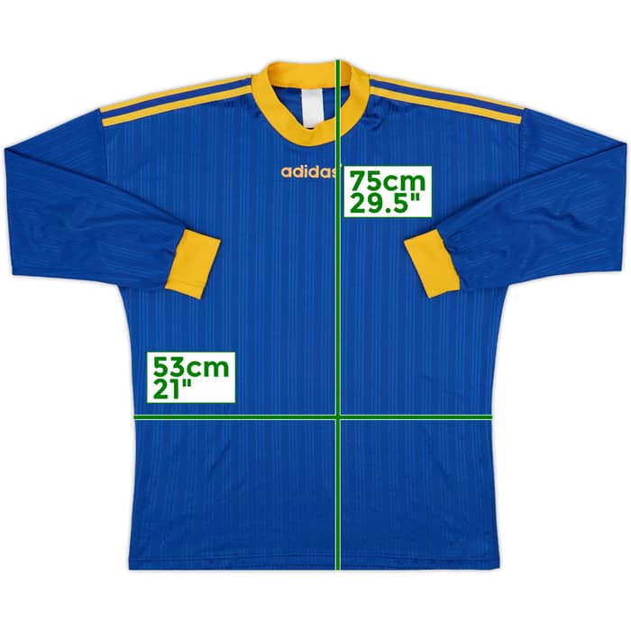 1990s adidas Template L/S Shirt - 8/10 - (XL)