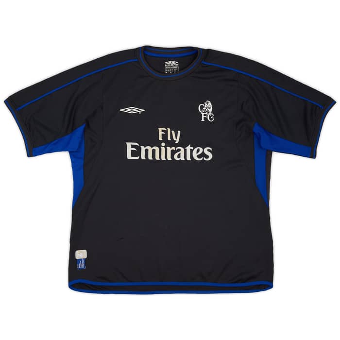2002-04 Chelsea Away Shirt Zola #25 - 7/10 - (XXL)