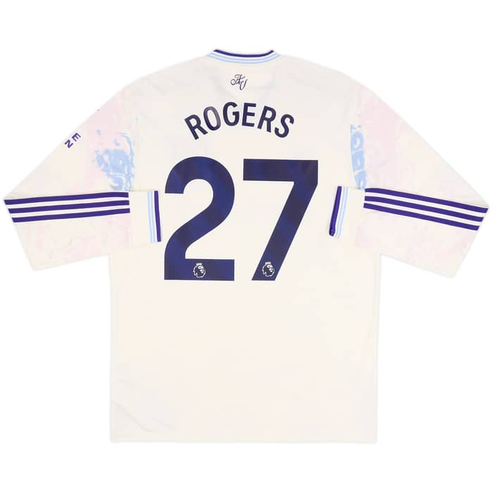 2025-26 Aston Villa Third L/S Shirt Rogers #27