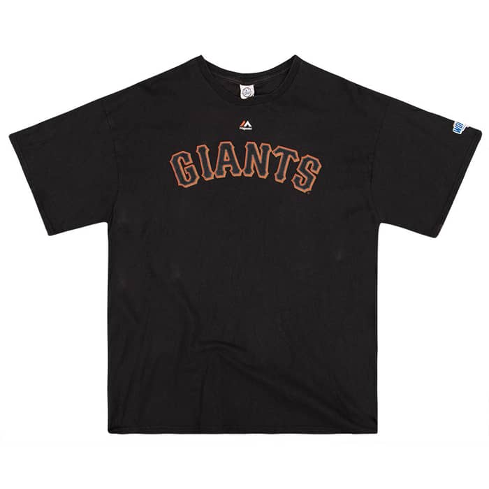 2014 San Francisco Giants Panik #12 World Series Majestic Tee XXL