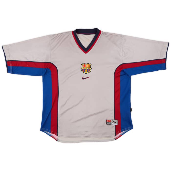 1998-01 Barcelona Away Shirt Rivaldo #11 - 7/10 - (XL)