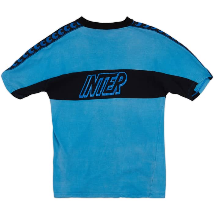 1990-91 Inter Milan Uhlsport Training Shirt - 7/10 - (XL)