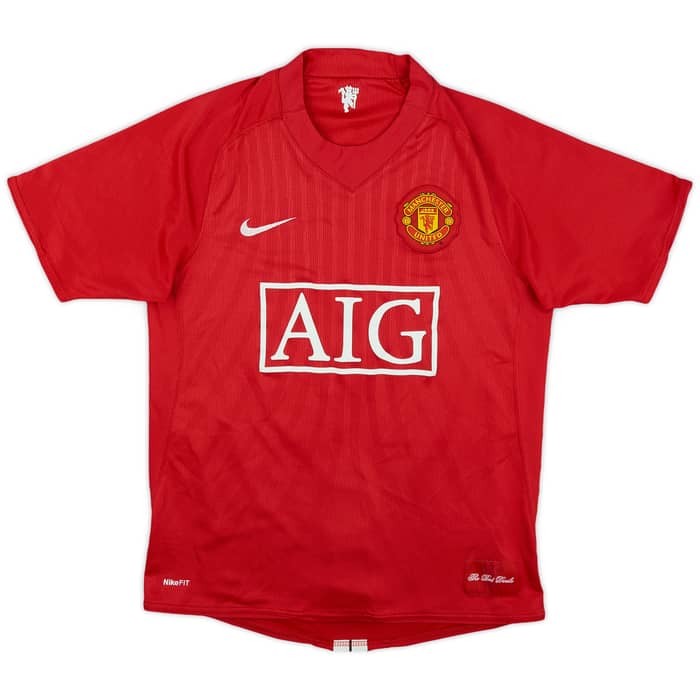 2007-09 Manchester United Home Shirt Rooney #10 - 7/10 - (S)
