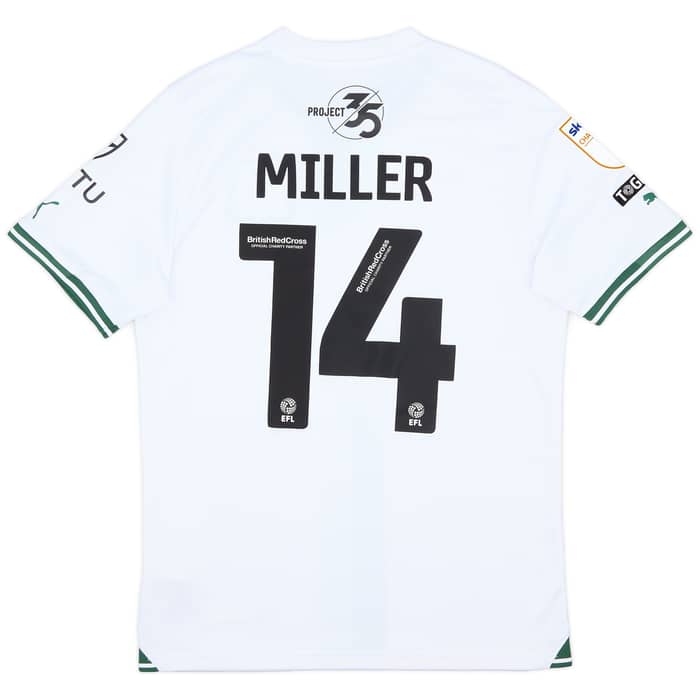 2023-24 Plymouth Match Issue Away Shirt Miller #14